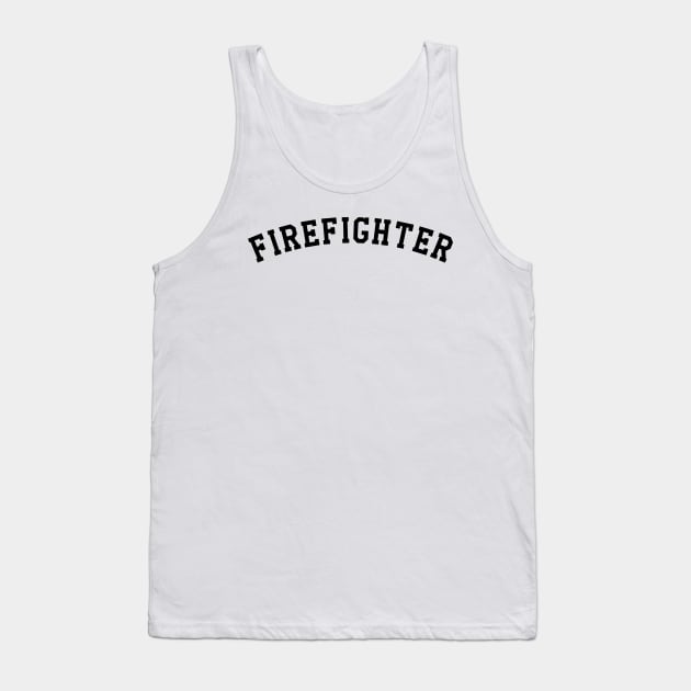 Firefighter Tank Top by KC Happy Shop